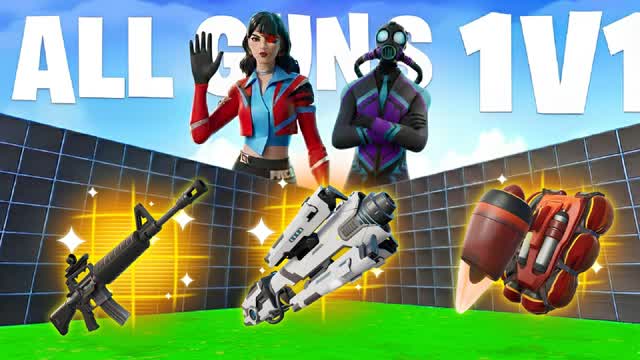CRAZY FFA - ALL GUNS — Fortnite Creative map