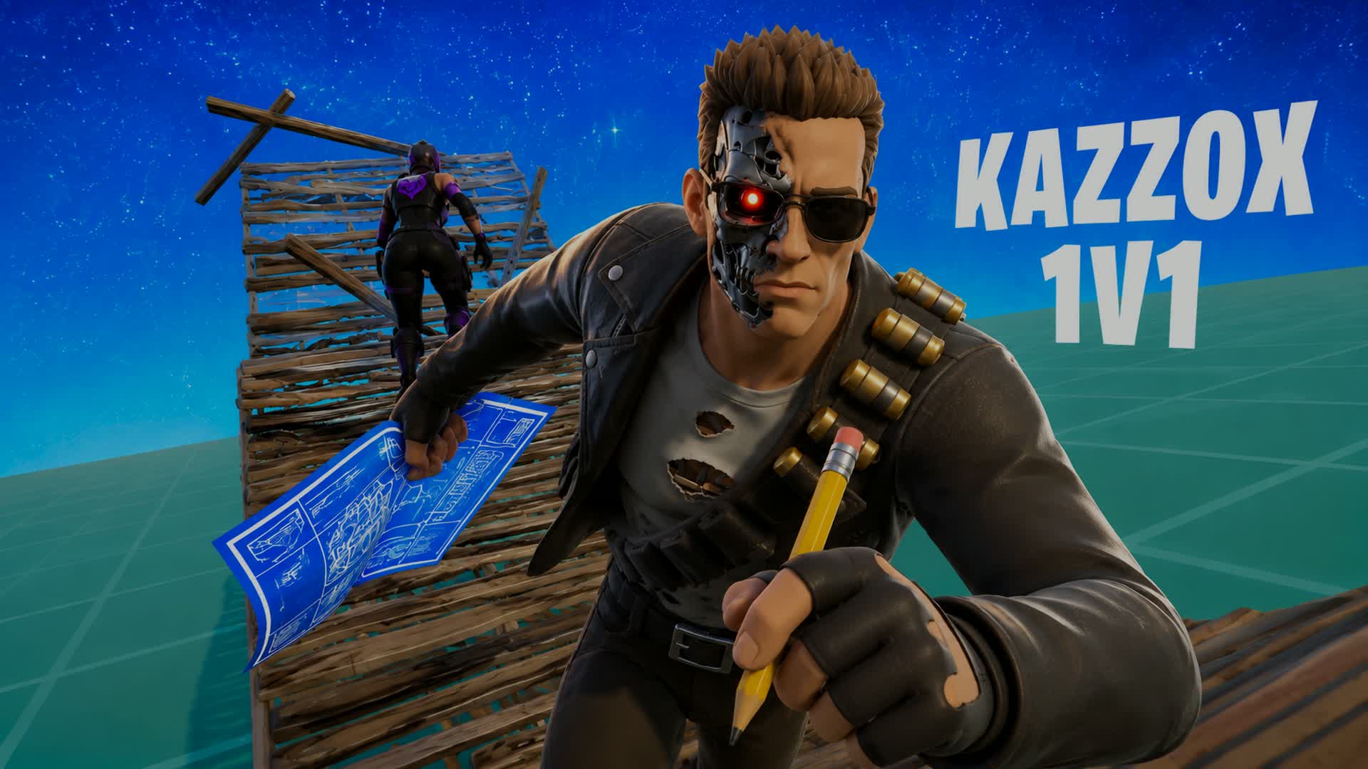 kazzox 1V1 (200 pump) — Fortnite Creative map