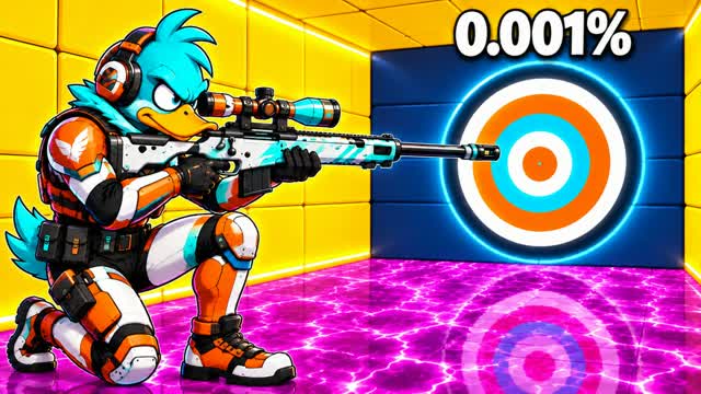 🍕 LAZY DAY TRICKSHOT — 80 Levels 🛋️ — Fortnite Creative map cover art