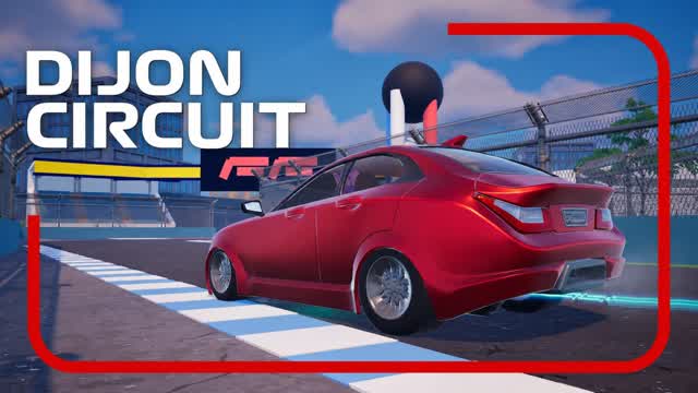 FF Racing - Dijon Circuit — Fortnite Creative map