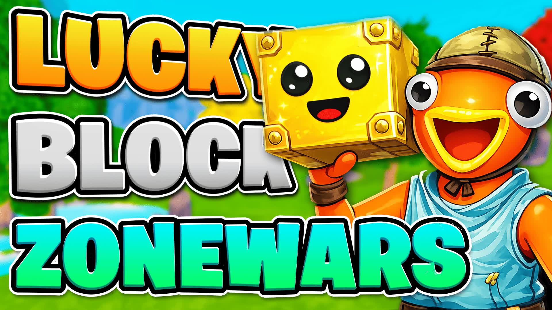 LUCKY BLOCK ZONE WARS — Fortnite Creative map