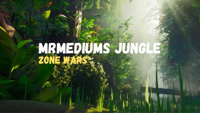 Jungle Zone Wars — Fortnite Creative map cover art