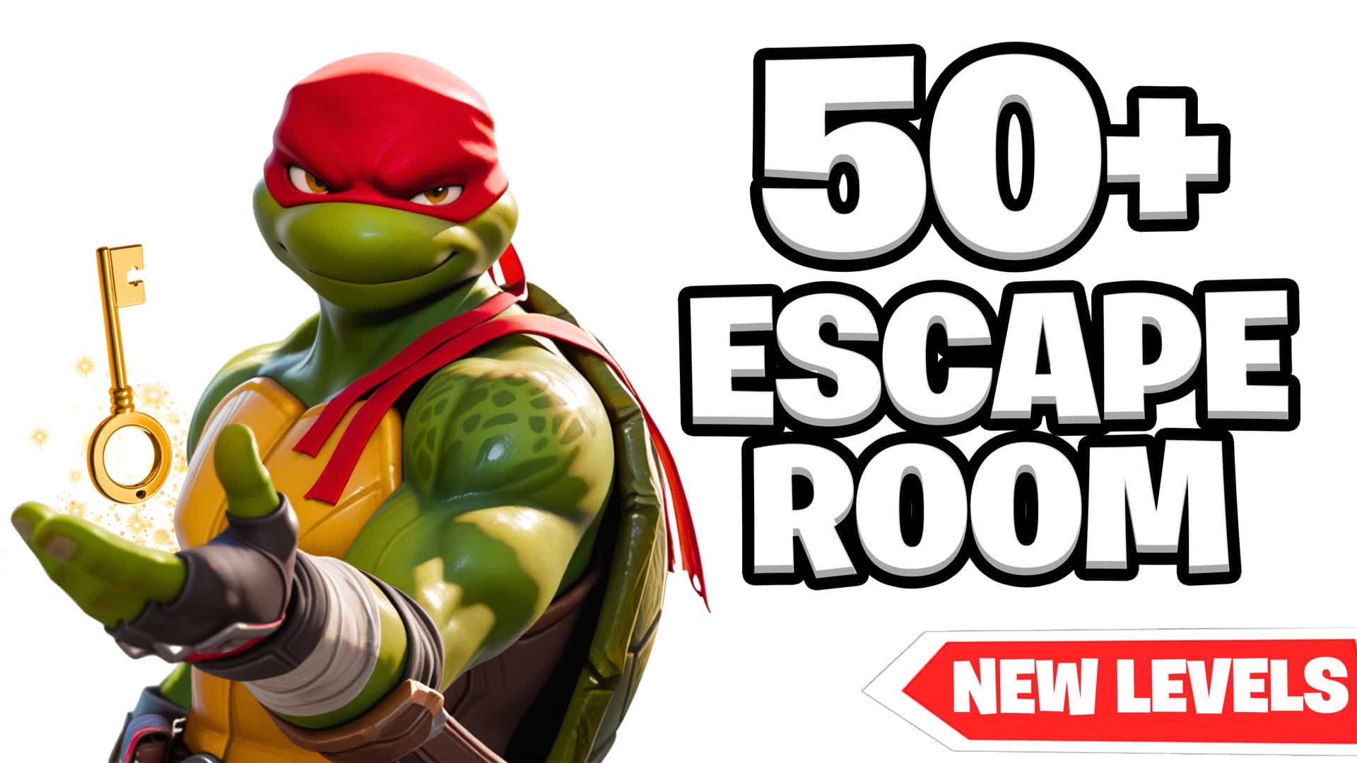 🚪50+ ESCAPE ROOM - TMNT🐢 — Fortnite Creative map