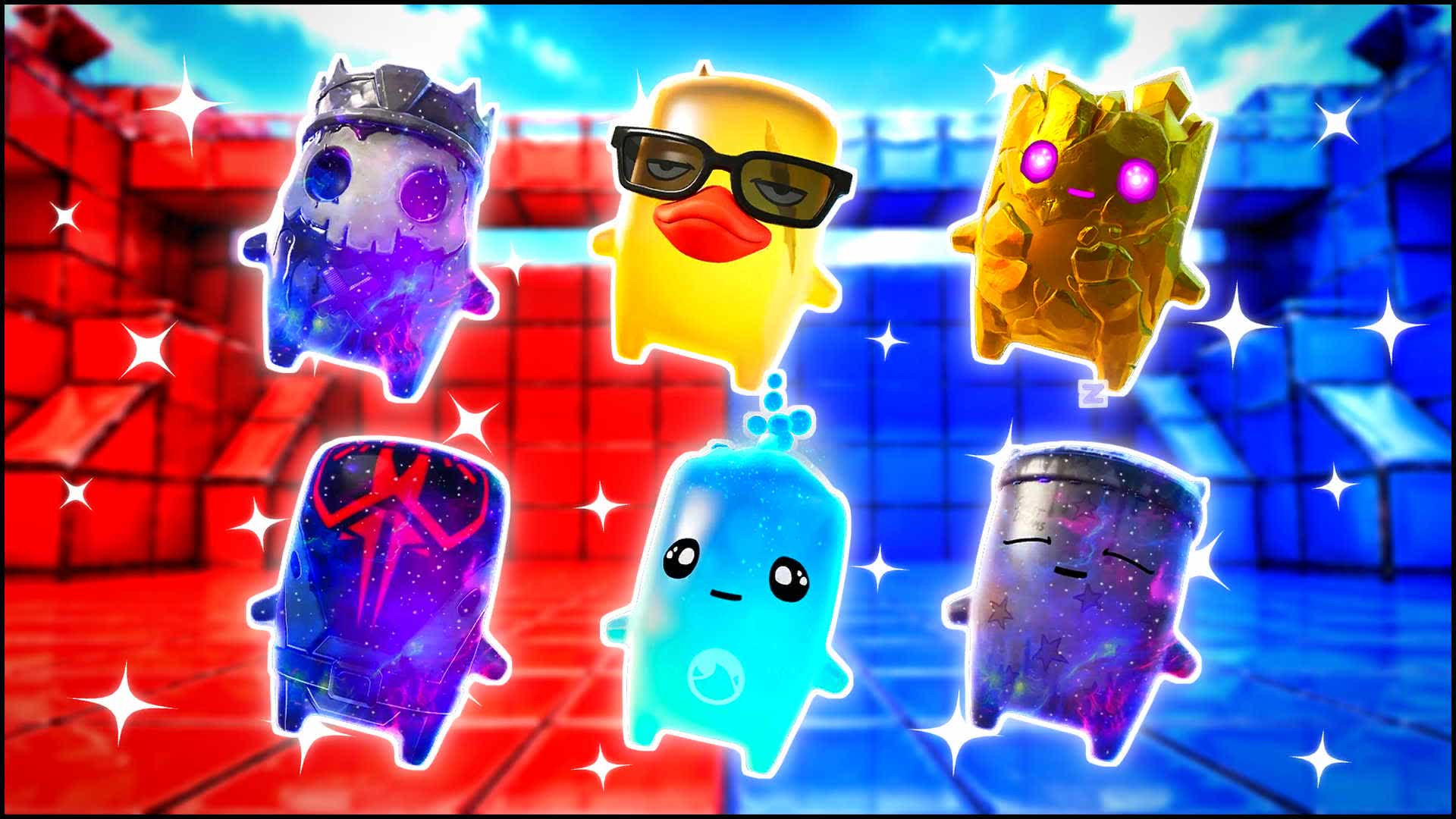 RED VS BLUE HYPER DRAFT 🔴🔵 — Fortnite Creative map