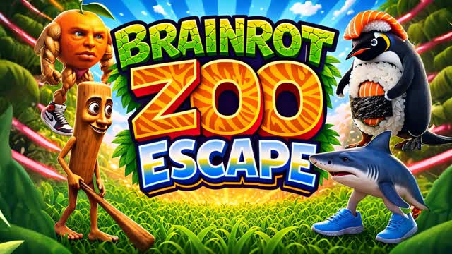 Brainrot Zoo Escape — Fortnite Creative map