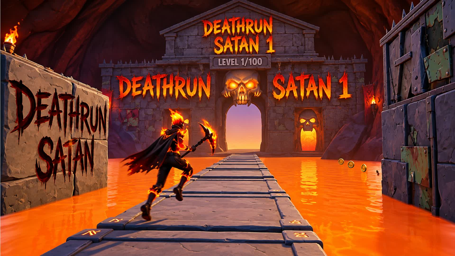 SATAN DEATHRUN — Fortnite Creative map