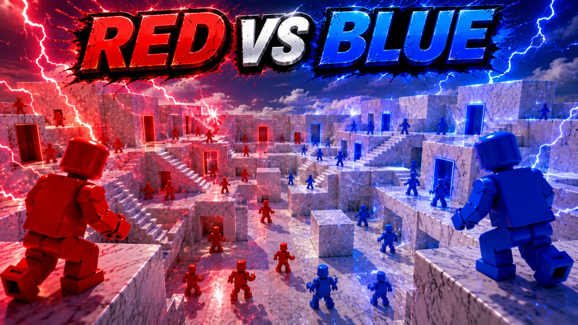 Red VS Blue Unlimited — Fortnite Creative map