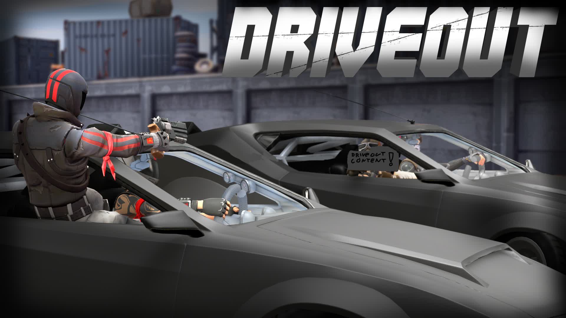 DRIVEOUT [COOP RACING PVP] — Fortnite Creative map