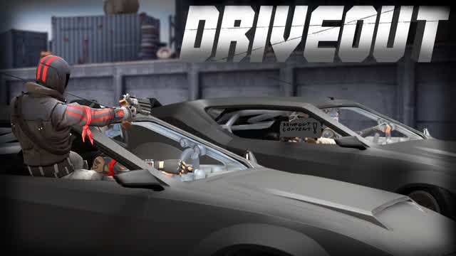 DRIVEOUT [COOP RACING PVP] — Fortnite Creative map cover art