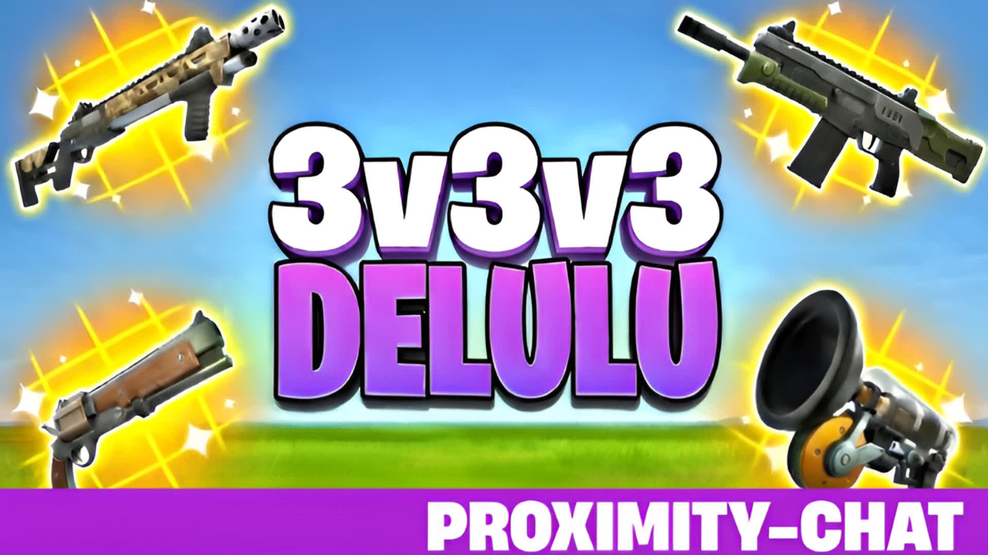 3v3v3 Delulu Reload 3v3 Realistics FFA — Fortnite Creative map