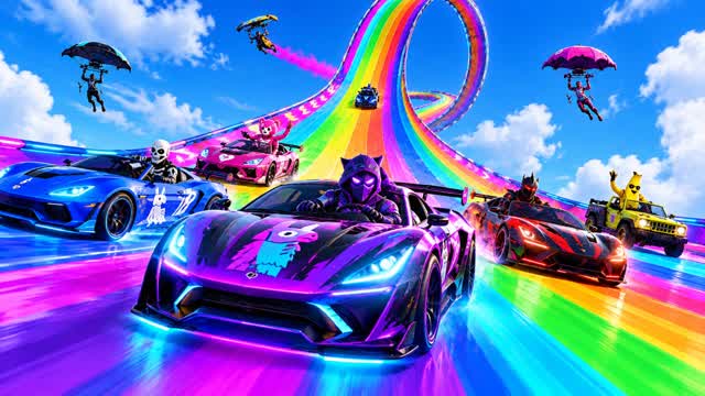 🔧ULTRA CARS CITY NEW 🚗 CAR GAMES RAMP — Fortnite Creative map