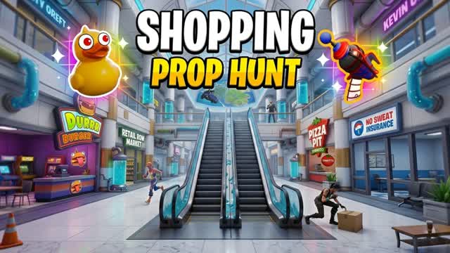 PROP HUNT (SHOPPING) — Fortnite Creative map cover art