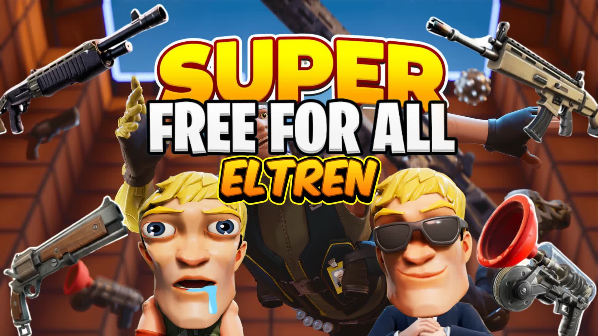 SUPER Piece Control y PVP Eltren — Fortnite Creative map