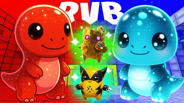 DINOSAUR 🦖 RED VS BLUE 🔴🔵 — Fortnite Creative map