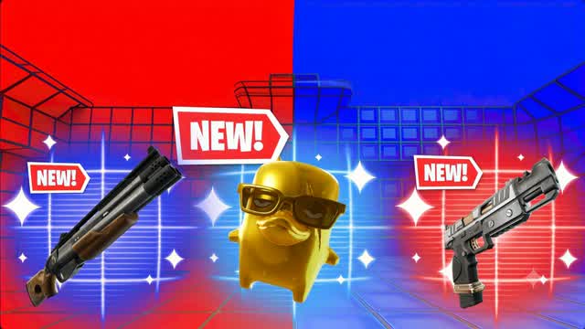 RED VS BLUE DIBI 🔴🔵 — Fortnite Creative map