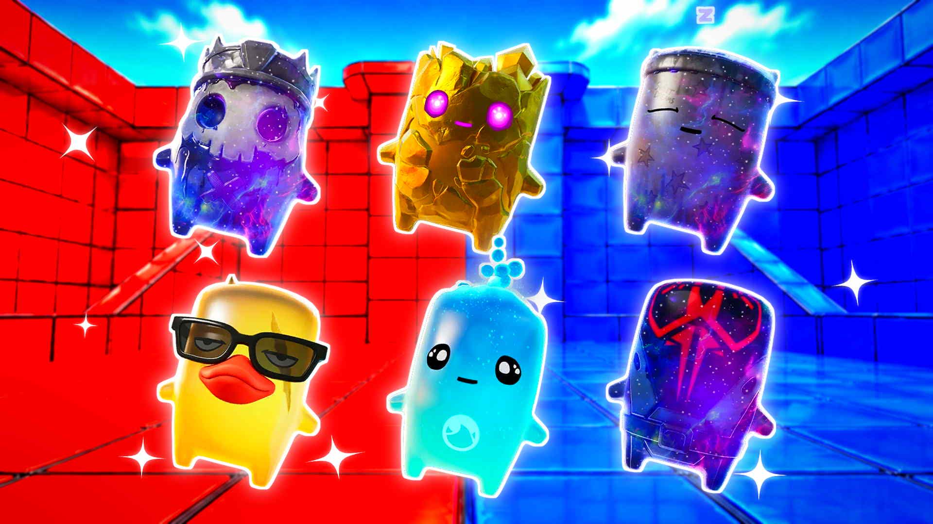 RED VS BLUE OBLIQUE PATH 🔴🔵 — Fortnite Creative map