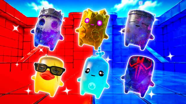 RED VS BLUE OBLIQUE PATH 🔴🔵 — Fortnite Creative map cover art