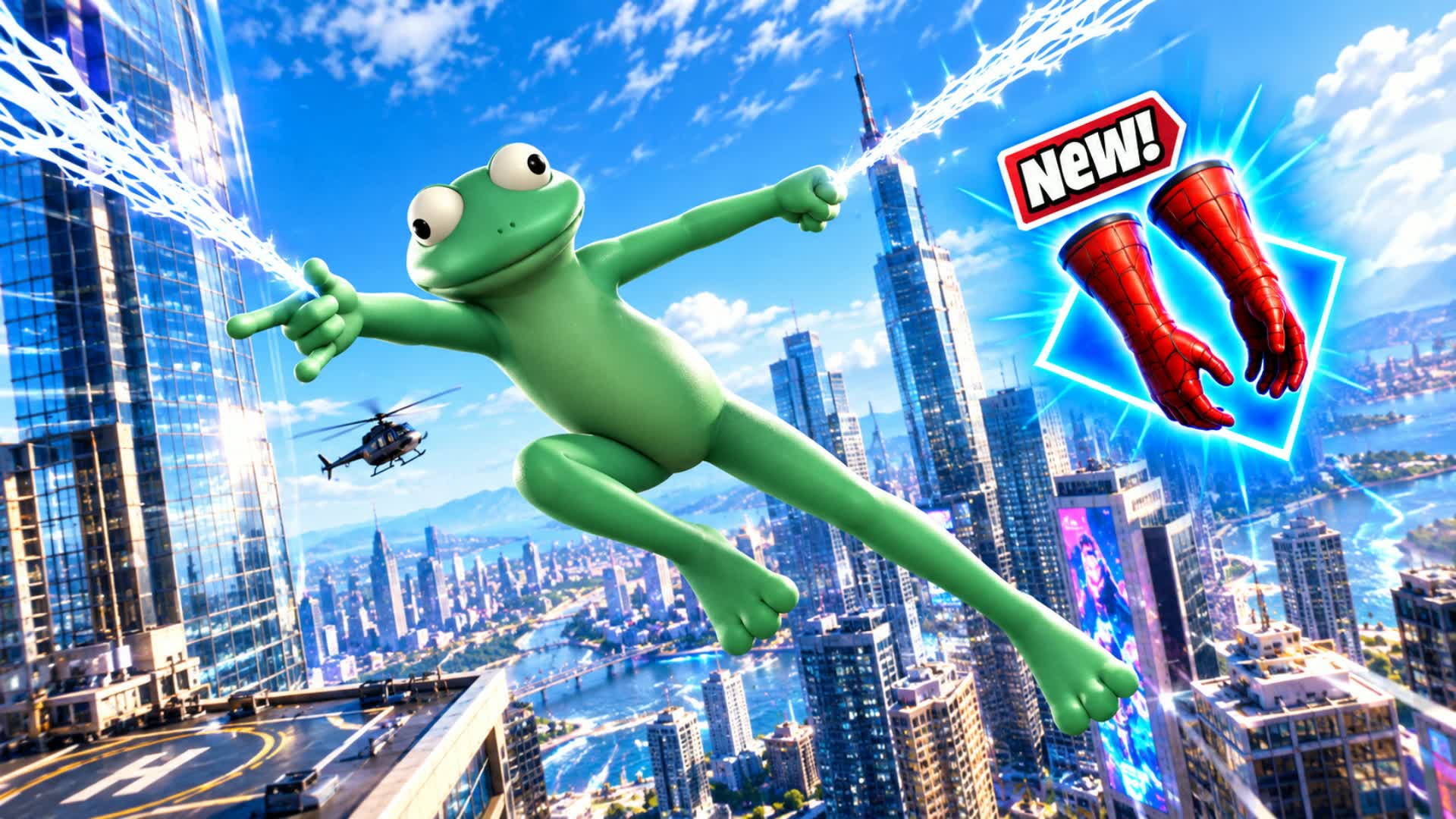 🎯NEW GUN GAME SPIDER MEGA CITY😎 — Fortnite Creative map