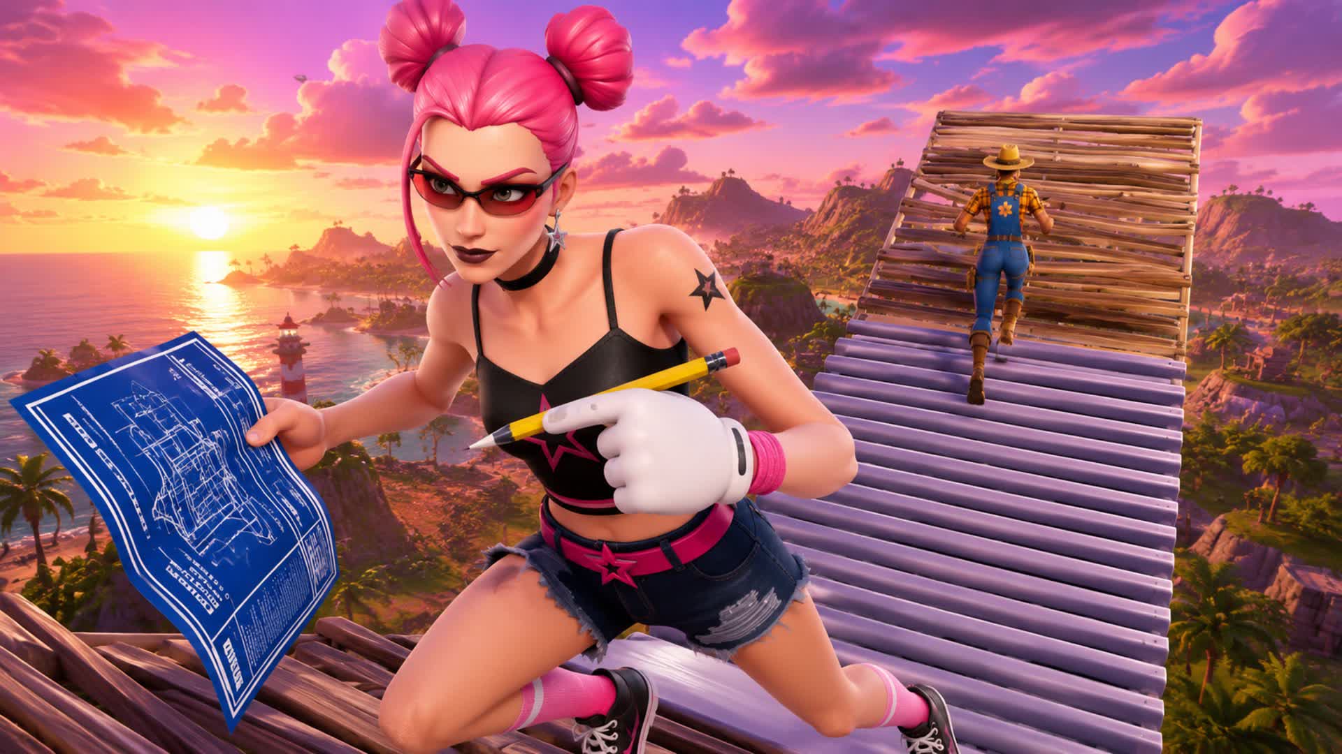 SCARED 1v1 build fight — Fortnite Creative map