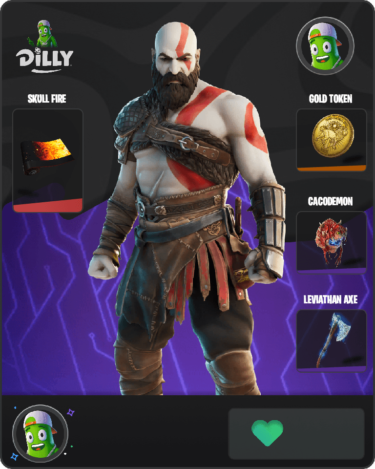 Kratos Fortnite combo
