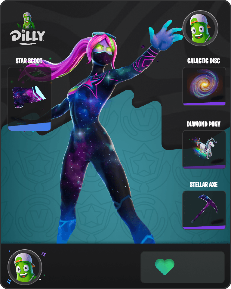 Galaxia Fortnite combo