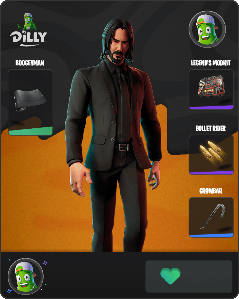 John Wick Fortnite combo
