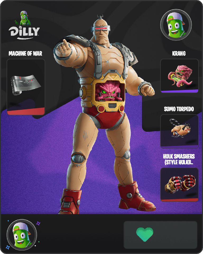 Krang's Android Fortnite combo