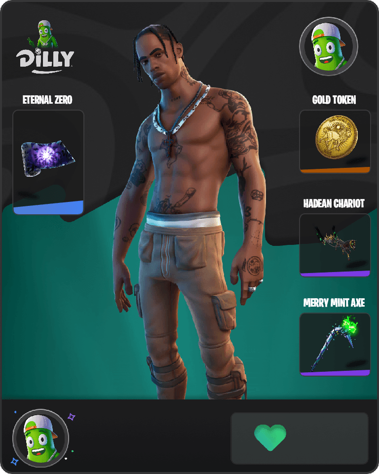 Travis Scott Fortnite combo