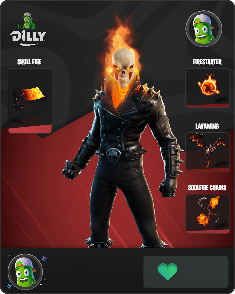 Ghost Rider Fortnite combo