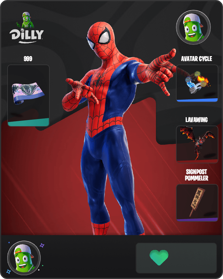 Spider-Man Fortnite combo