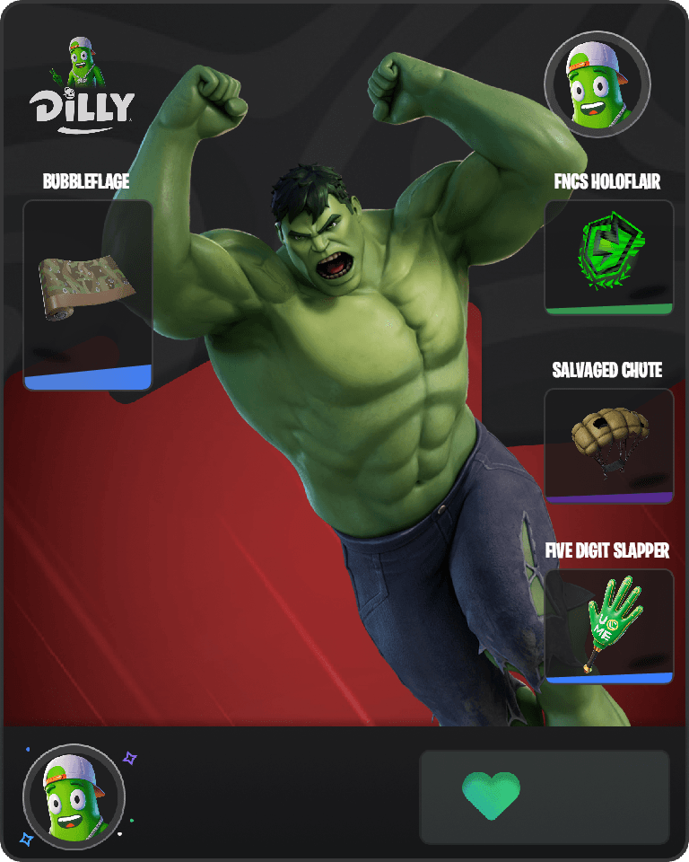 Hulk Fortnite combo