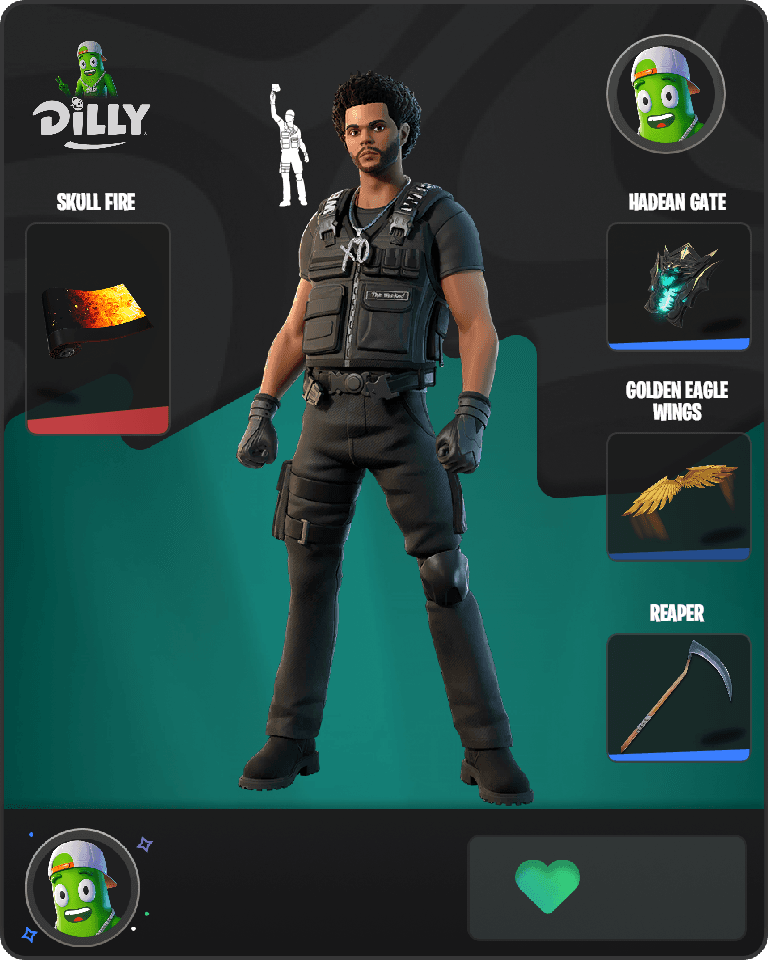 The Weeknd Combat Fortnite combo