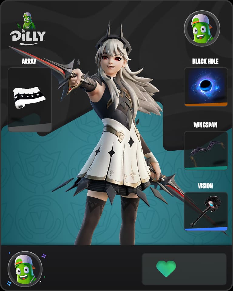 Princess Lexa Fortnite skin combo