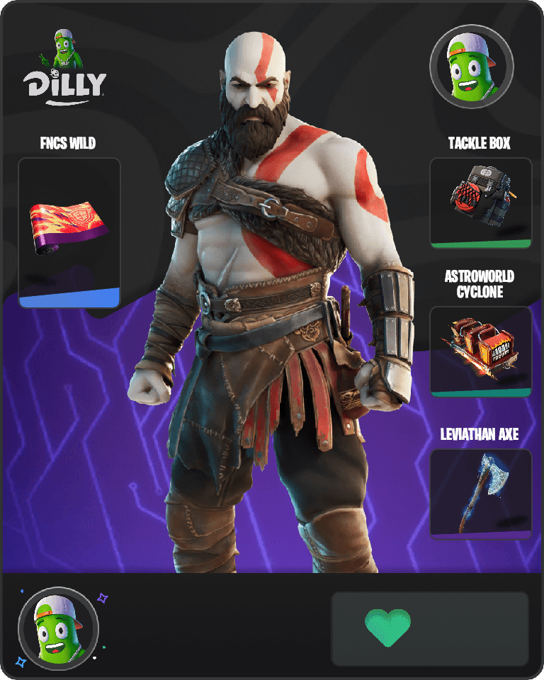 Kratos Fortnite combo