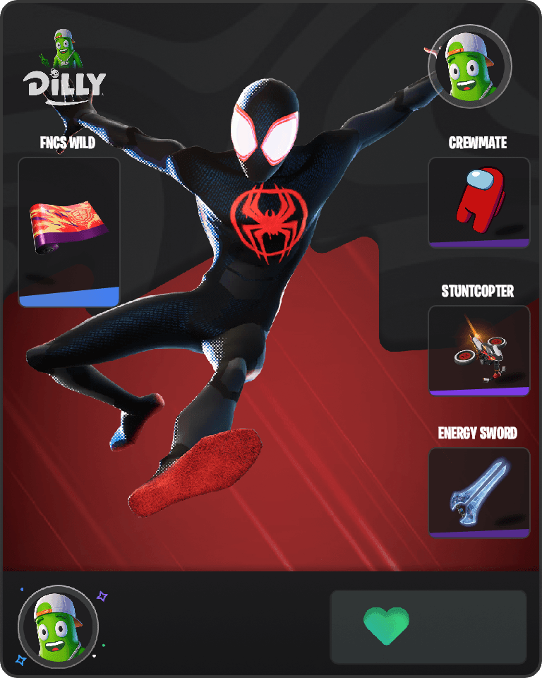 Spider-Man (Miles Morales) Fortnite combo