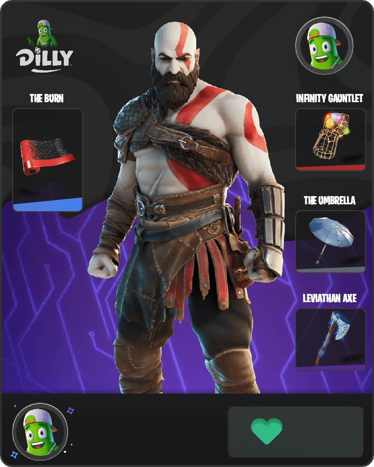Kratos Fortnite combo