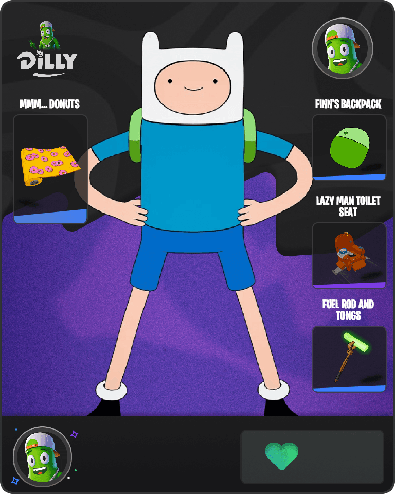 Finn the Human Fortnite combo