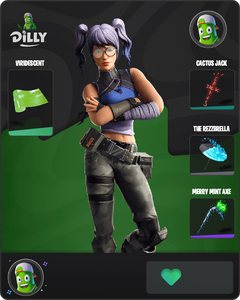 Crystal Fortnite combo