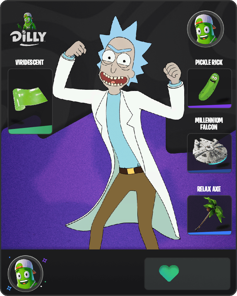 Rick Sanchez Fortnite combo