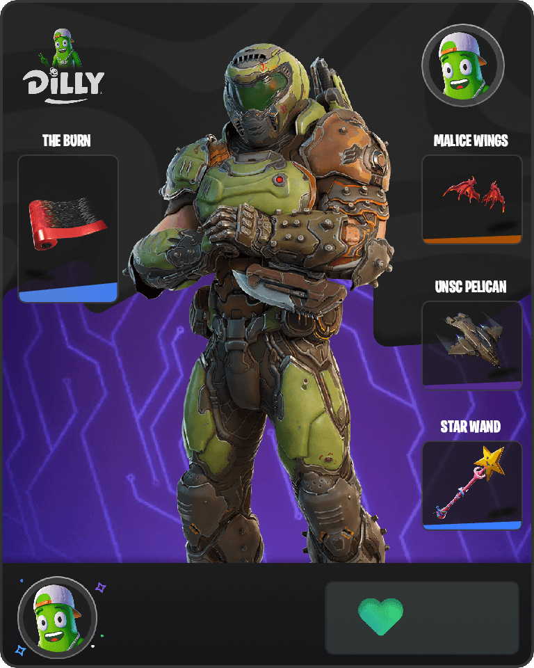 Doom Slayer Fortnite combo