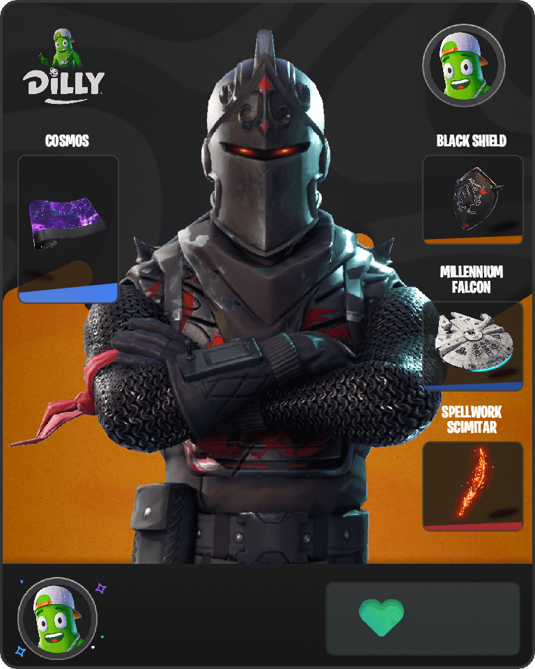Black Knight Fortnite combo