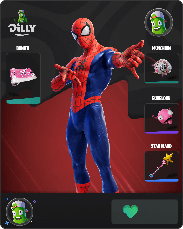 Spider-Man Fortnite combo