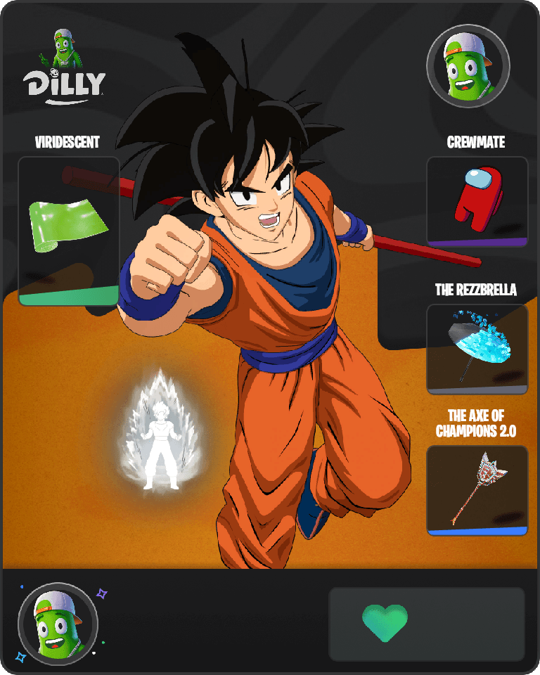 Son Goku Fortnite combo