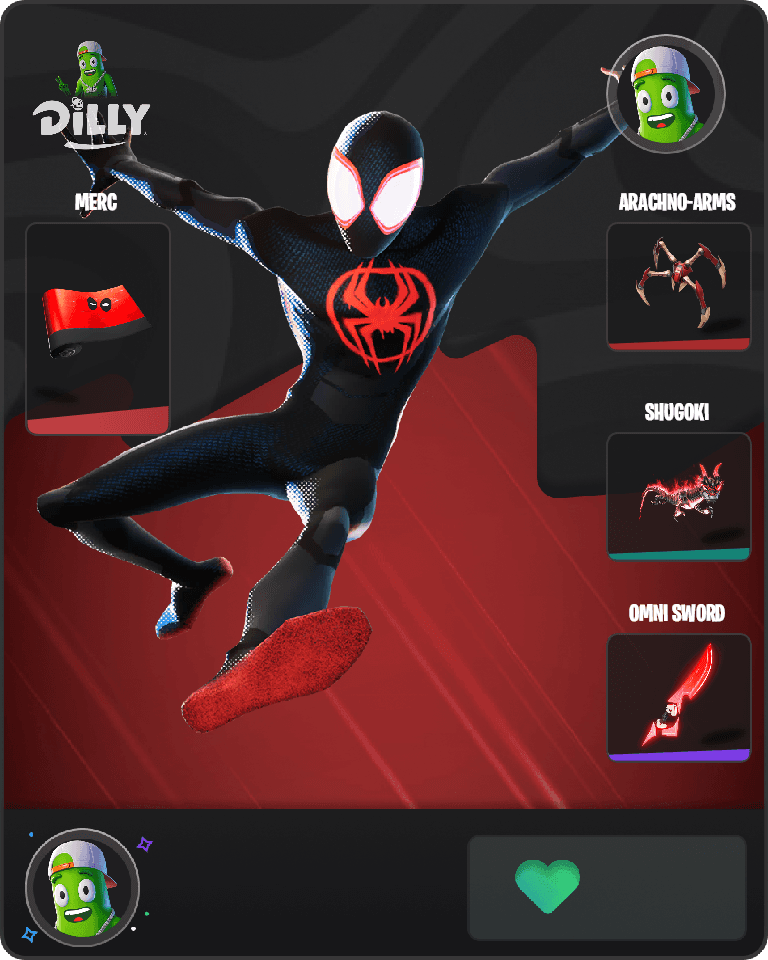 Spider-Man (Miles Morales) Fortnite combo