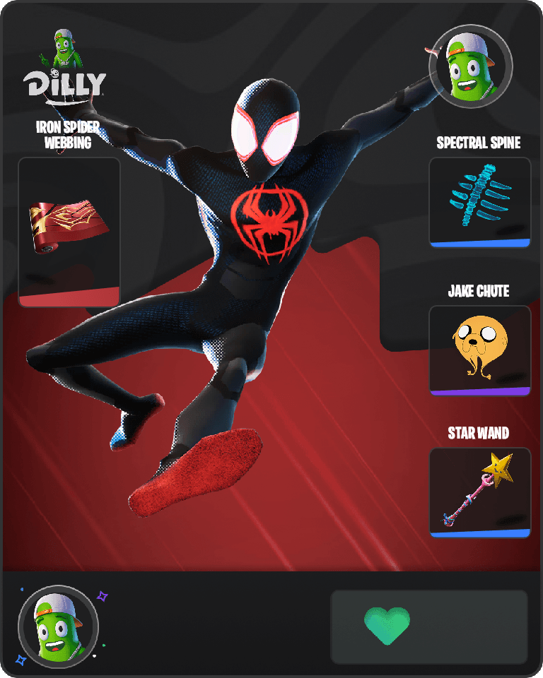 Spider-Man (Miles Morales) Fortnite combo