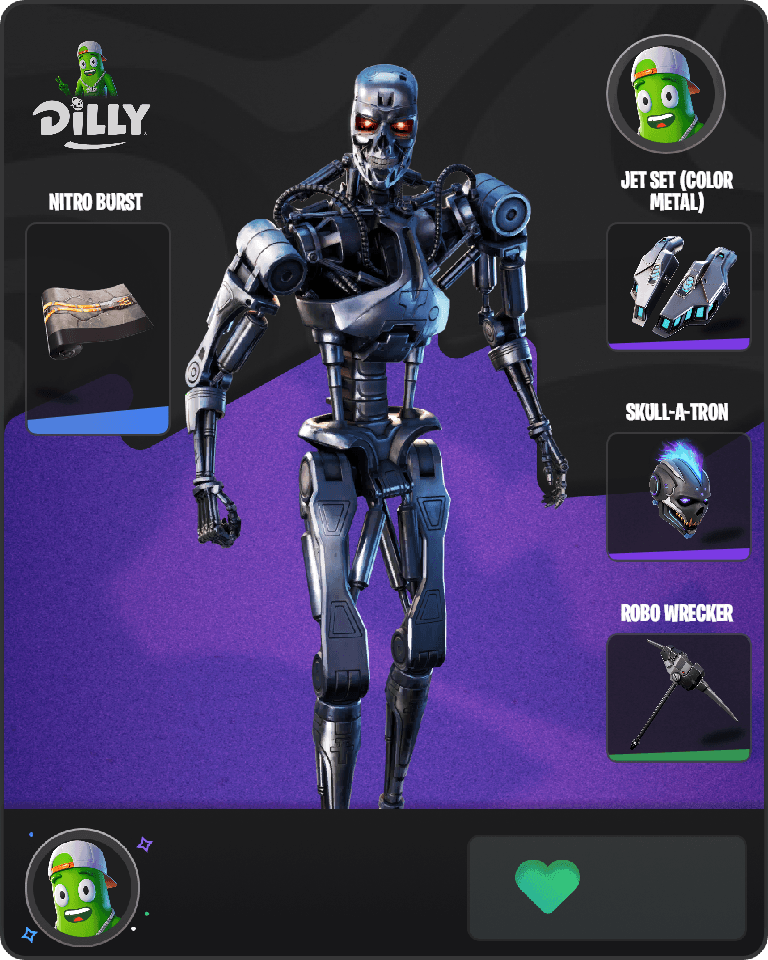 T-800 Fortnite combo