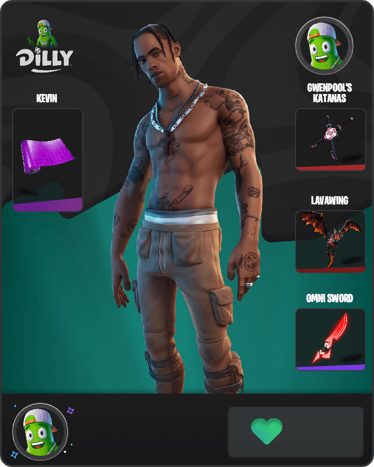 Travis Scott Fortnite combo