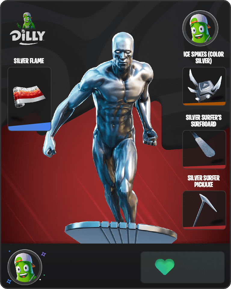 Silver Surfer Fortnite combo