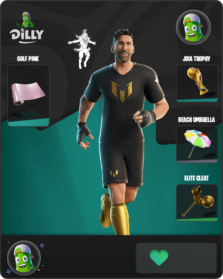 Lionel Messi Fortnite combo