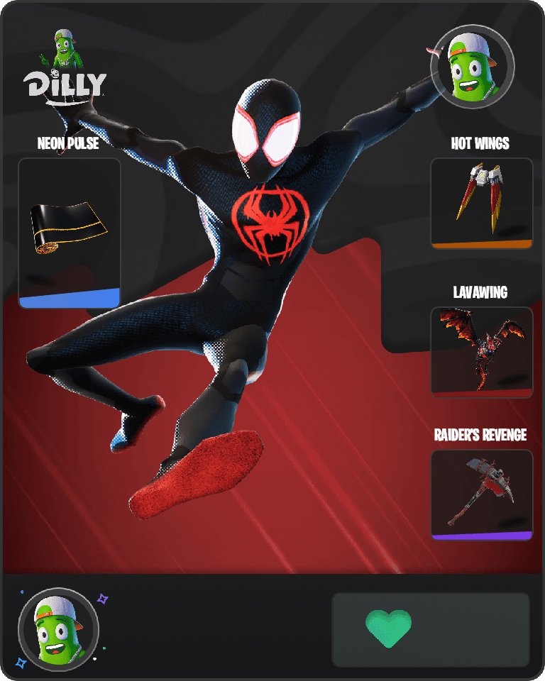 Spider-Man (Miles Morales) Fortnite combo